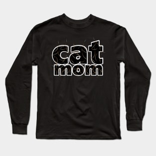 Cat Mom Tabby Cat Long Sleeve T-Shirt